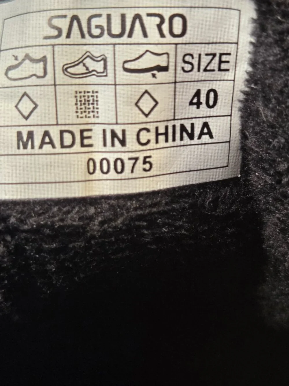 Saguaro Ambition 1 Black Barefoot Lined Microfiber Boots Women EU 40 / US 9.5
